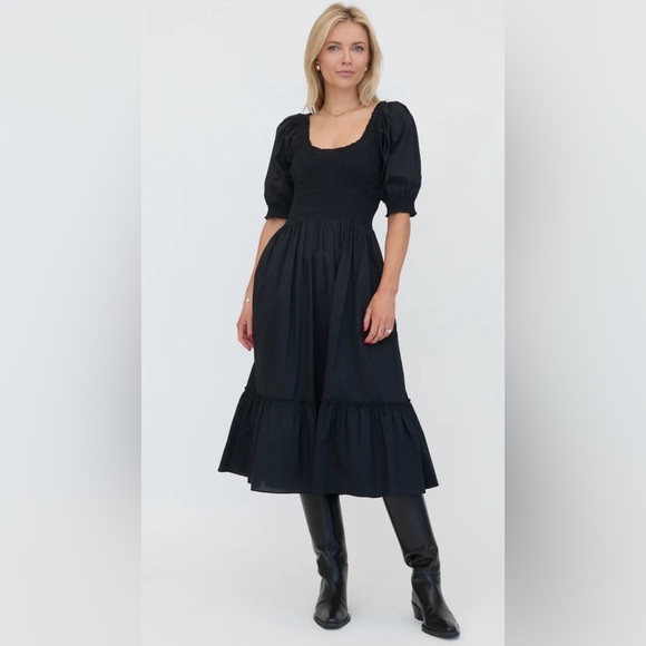 Hill House Dresses & Skirts - Hill House The Louisa Nap Dress Classic Black Cotton
